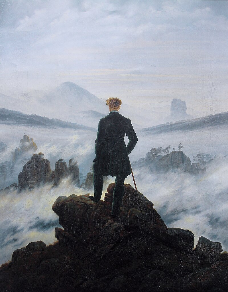 Caspar David Friedrich - Wanderer über dem Nebelmeer